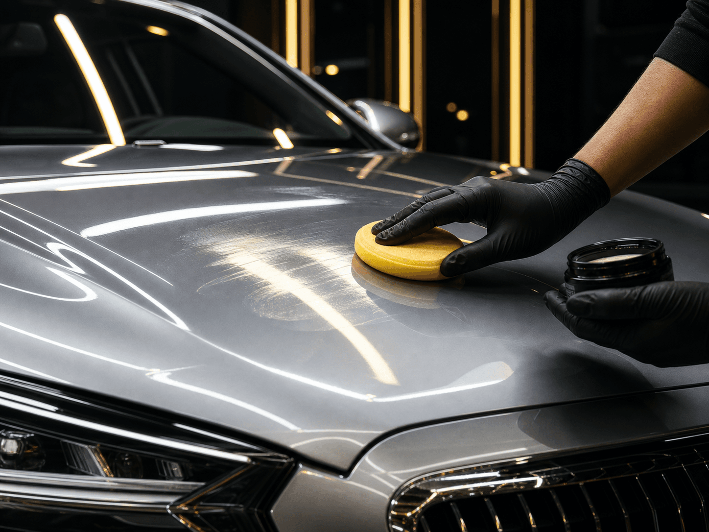 Protección de pintura después del pulido automotriz